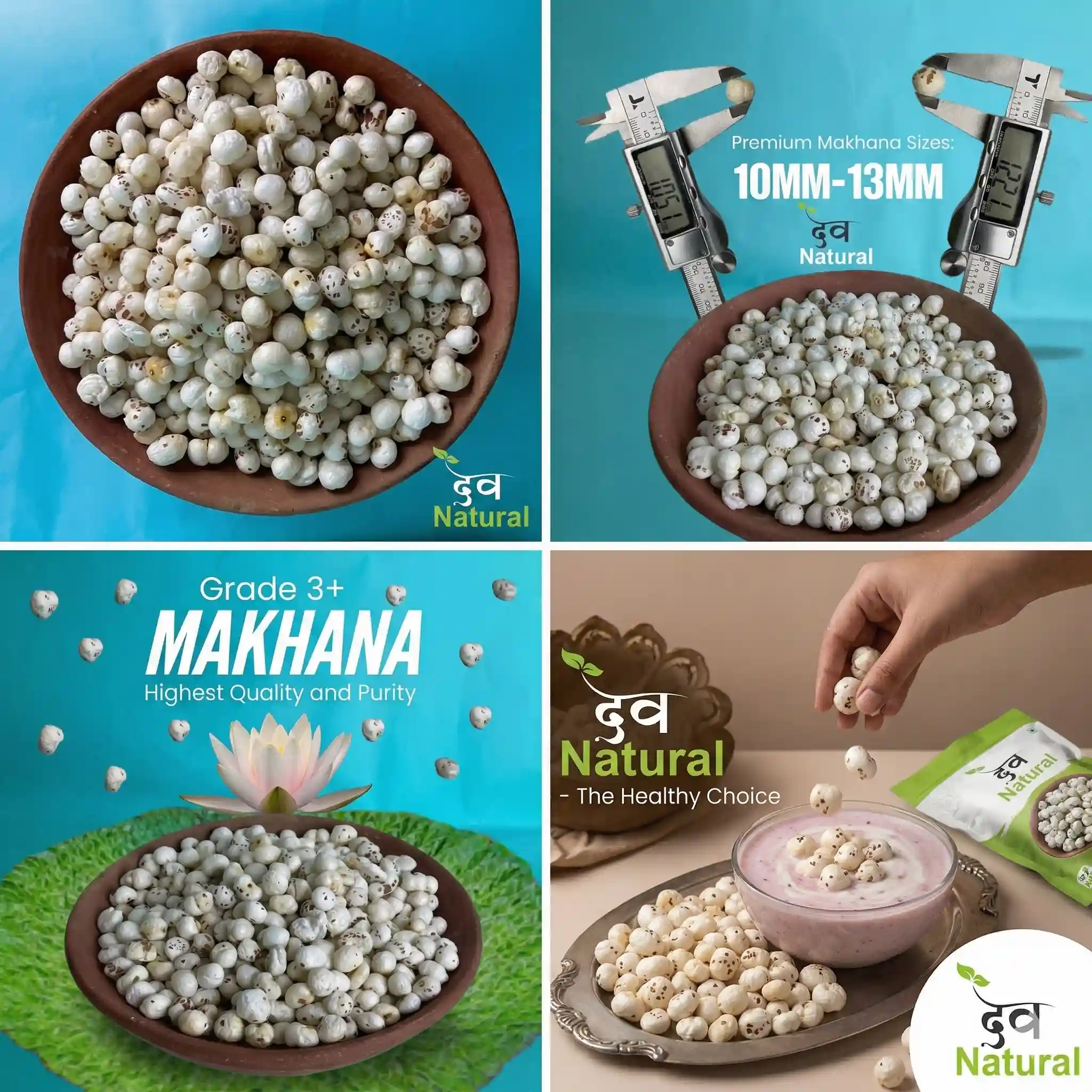 3+ Graded Makhana